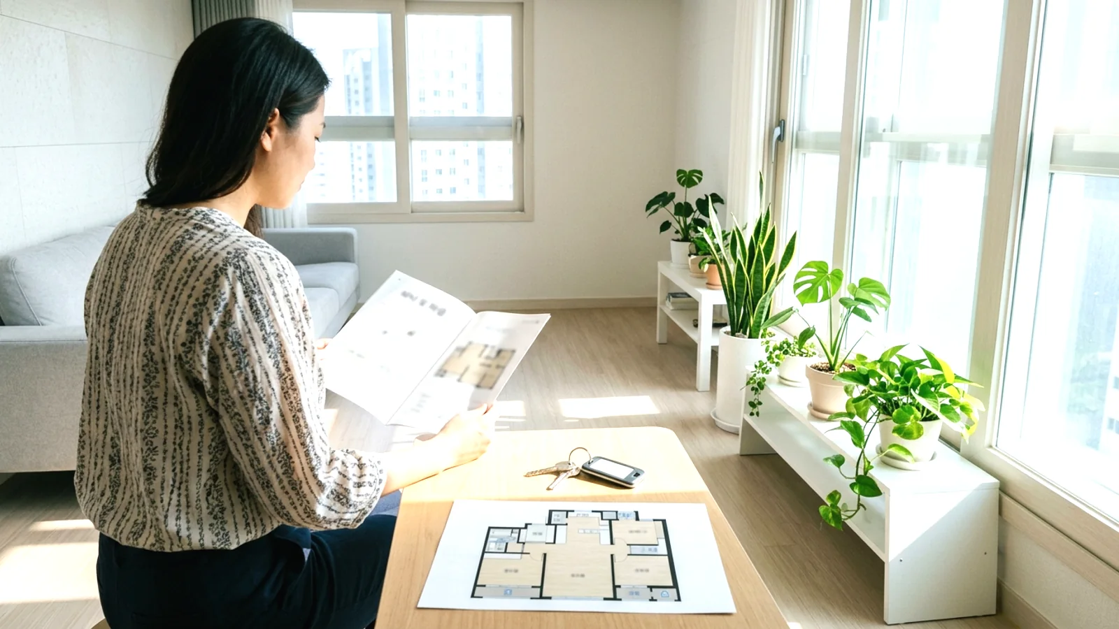 Cây cảnh trang trí nhà phù hợp căn hộ Hàn Quốc