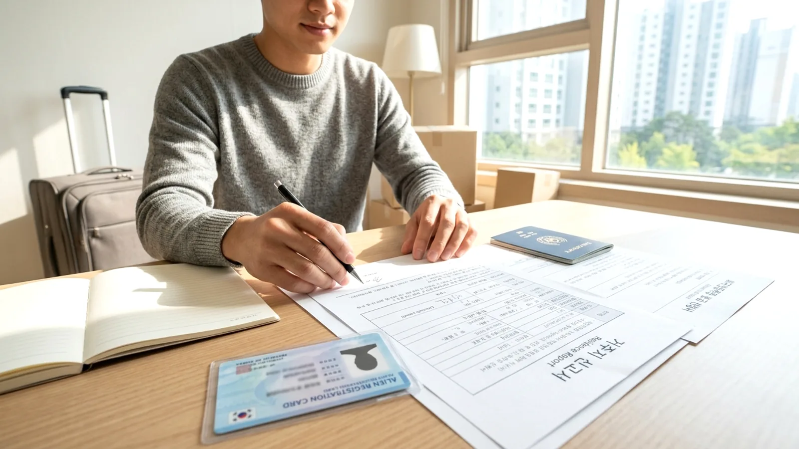 Đổi địa chỉ ở Hàn: báo trong 15 ngày, phạt tới 1tr₩