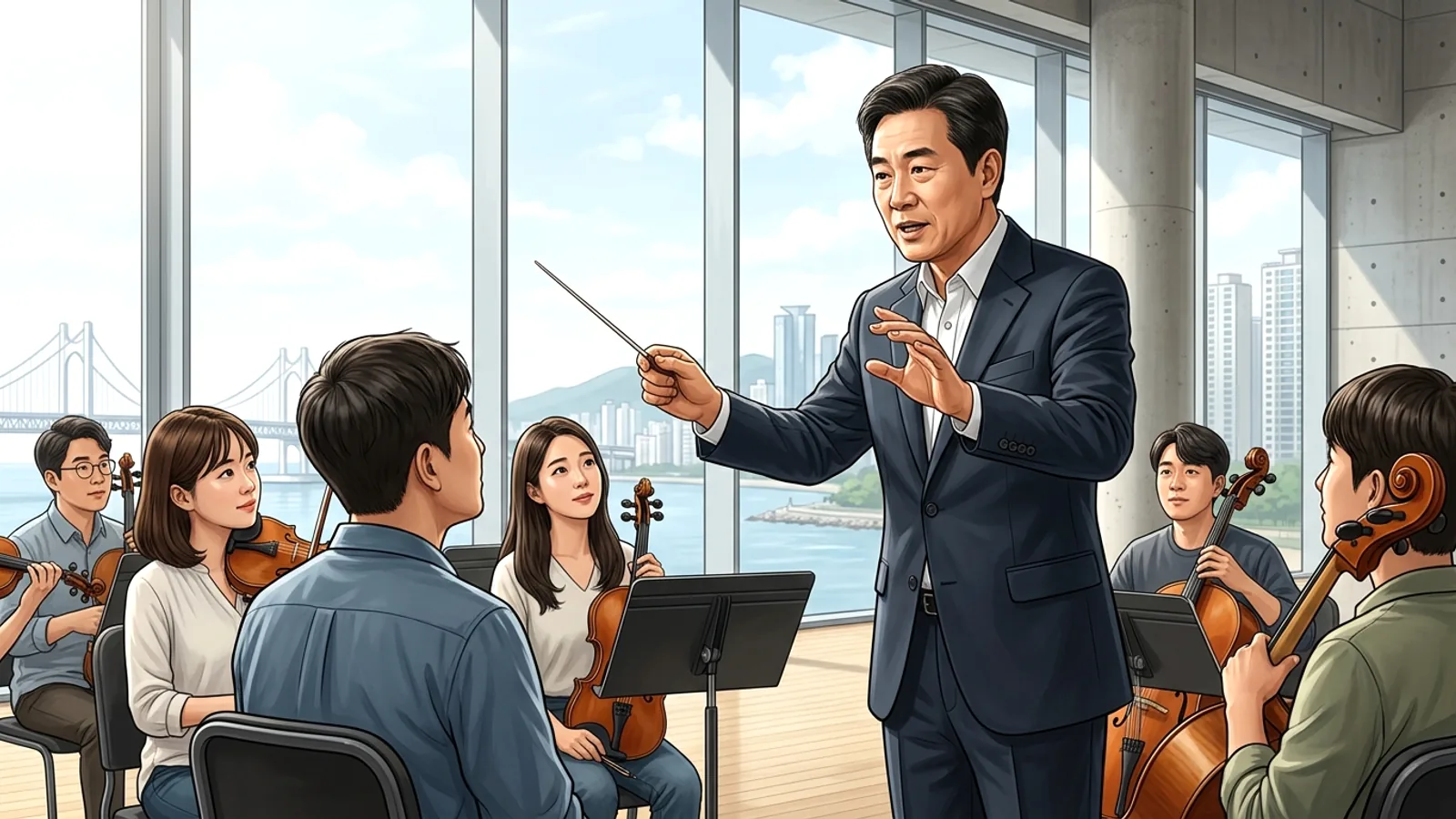 Nhạc trưởng Chung Myung-whun tiếp tục dẫn dắt Classic Busan thêm hai năm