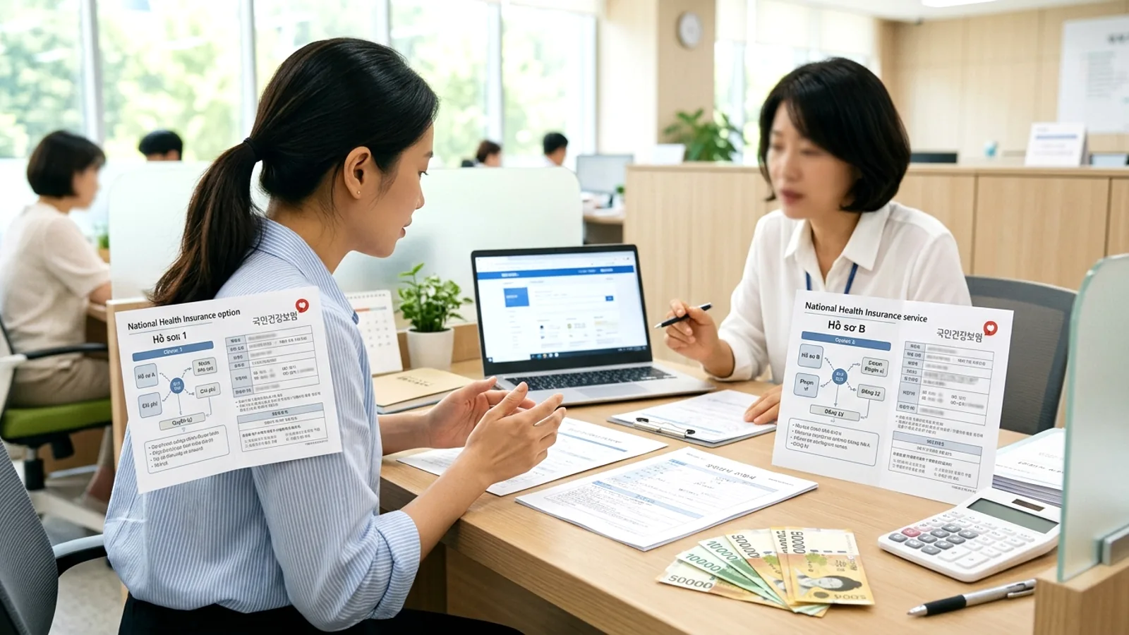 NHIS người làm công vs tự kinh doanh: phí, quyền lợi