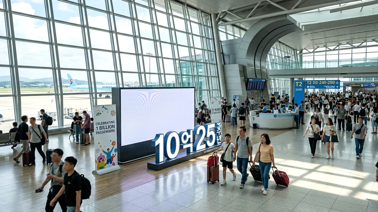 Sân bay Quốc tế Incheon đạt cột mốc 1 tỷ lượt khách sau 25 năm hoạt động